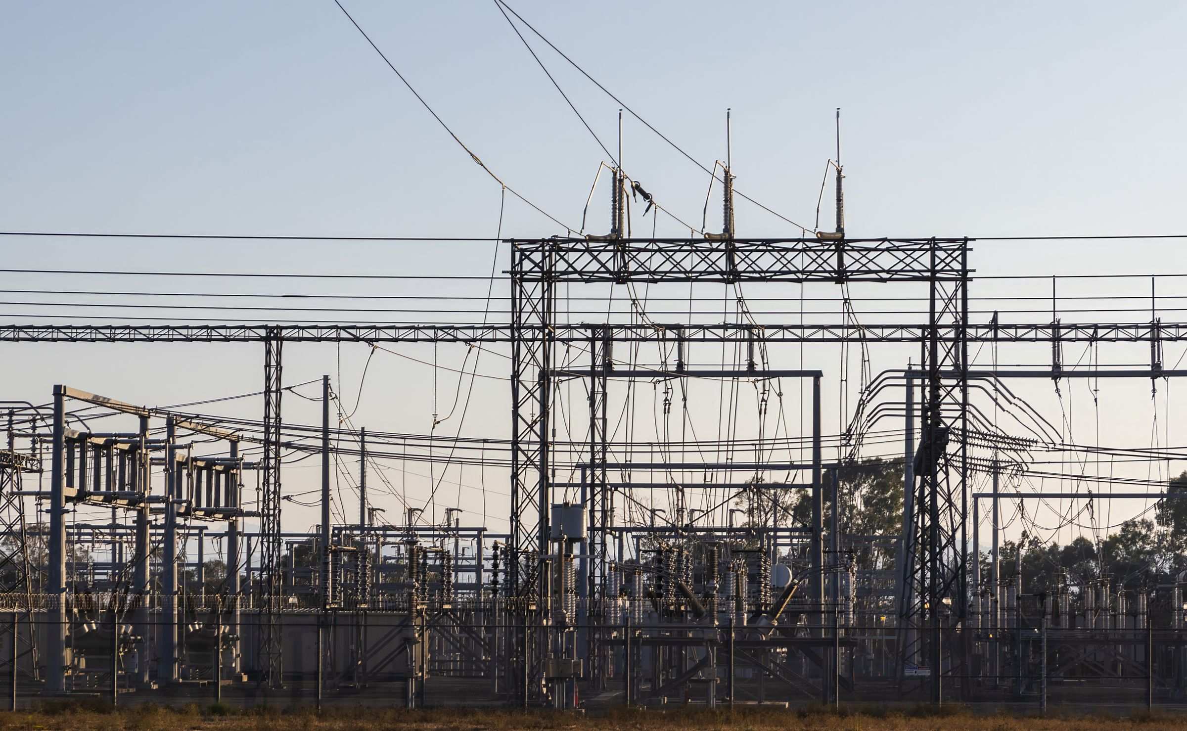 High-voltage electrical substation